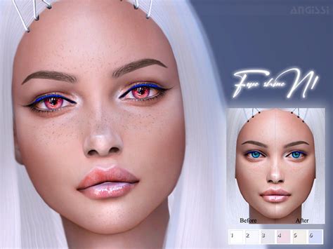 Face Shine N1 By Angissi At Tsr Sims 4 Updates