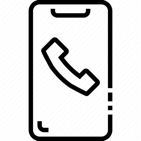 Call Device Iphone Mobile Phone Smartphone Telephone Icon