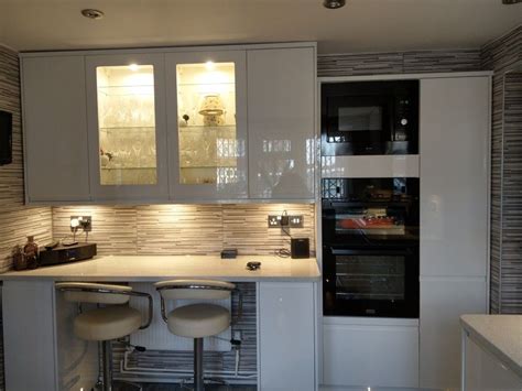 These fronts come in both clear and frosted styles, so you can tuck accessories beyond view. Howden's joinery, clerkenwell gloss white,customised ...