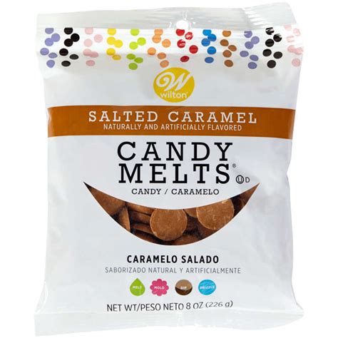 Wilton Salted Caramel Flavored Candy Melts 8 Oz Chocolate And Candy