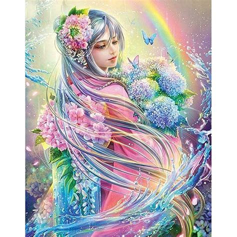 Free shipping on orders over $25 shipped by amazon DIY 5D Diamond Painting Kit Anime Beauty Crystal Arts ...