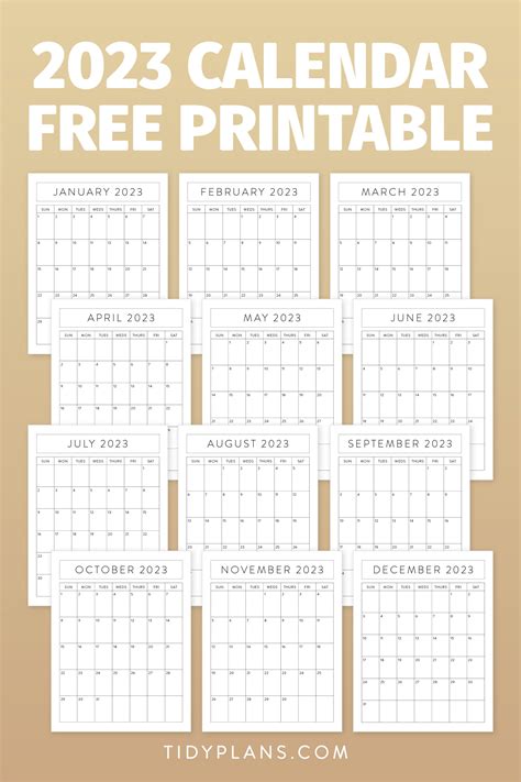 Lets Get Organized 📅 2023 Calendars · Printable Calendars · Pdf