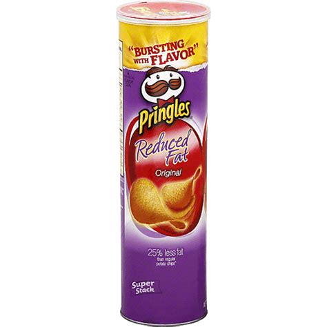 Pringles Reduced Fat Original Potato Crisps Pringles Sun Fresh