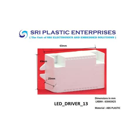 Led Drivr Enclosure 13 Sri Plastic Enterprises