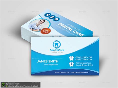 Dental Business Card Print Templates Graphicriver