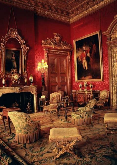 Red Victorian Era Room Victorian Interiors Interior House Interior