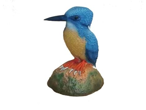 Shop wayfair for all the best resin statues & sculptures. Kingfisher statue resin ornament 15cm | Statue, Kingfisher ...