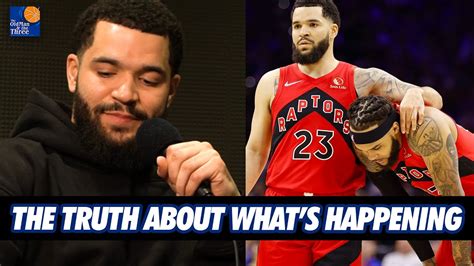 Fred Vanvleet Gets Real About The Raptors Struggles And Not Playing Up