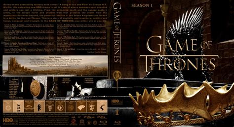 Game Of Thrones Season 1 Tv Blu Ray Custom Covers
