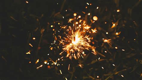 Hd Wallpaper Selective Focus Photography Of Lighted Sparkler Fire