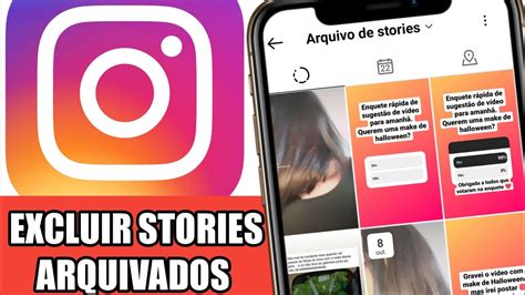 Como Apagar Stories Arquivados No Instagram Youtube