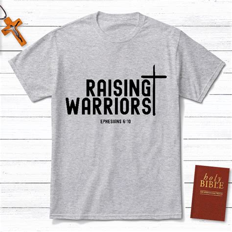 Raising Warriors Christian T Shirt Sale Guidingcross