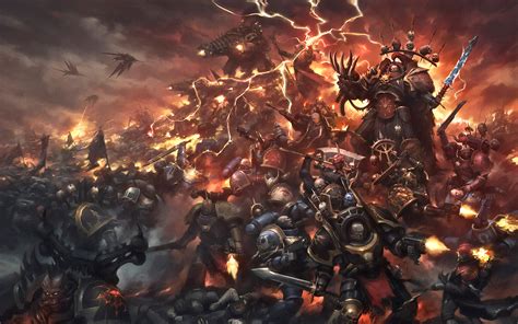 Warhammer 40000 Games Workshop Space Marines Ultramarines Chaos