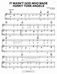 It Wasn't God Who Made Honky Tonk Angels | Sheet Music Direct