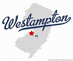 Map of Westampton, NJ, New Jersey