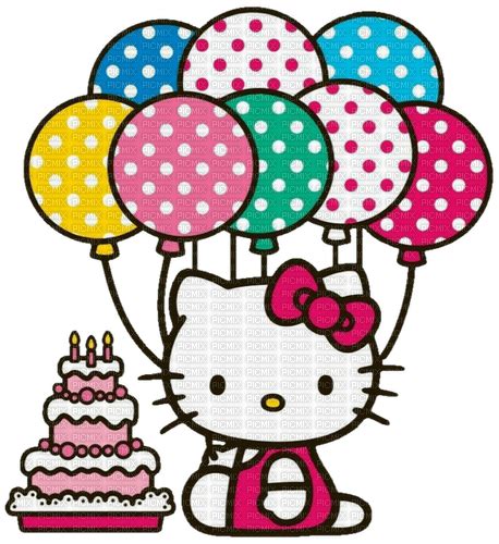 Hello Kitty Birthday Anniversaire Cake Gâteau Debutante Png Gratuit