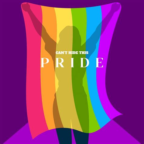 LGBT Poster Design Gay Pride LGBTQ Ad Divercity Concept Vector