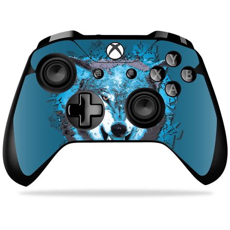 Skin Decal Wrap For Microsoft Xbox One X Controller Wolf Shatter