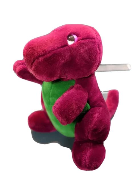 Rare Vtg Original 90s Barney The Dinosaur 10” Dakin Plush Lyons 100