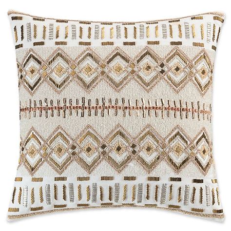 Kas Amara Sequin Throw Pillow In Gold Bed Bath And Beyond