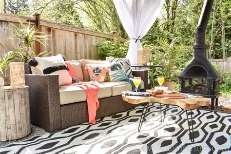 Boho Patio Makeover Jessica Welling Interiors