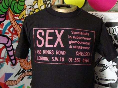 Sex 430 Kings Road Seditionaries Shirt Etsy