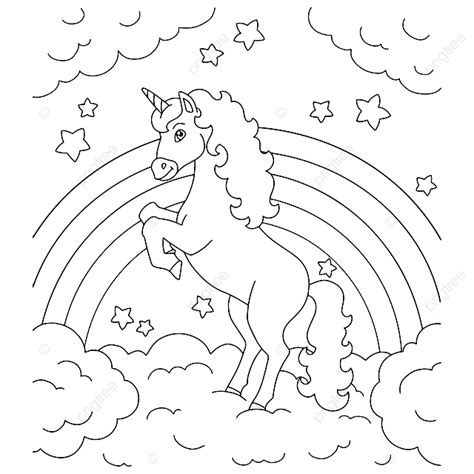Unicorn On A Cloud Cloud Drawing Unicorn Drawing Corn Drawing Png