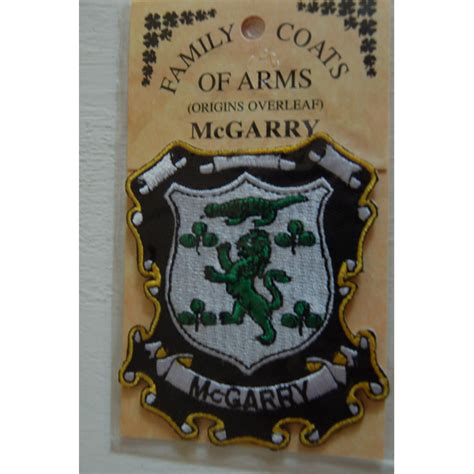 Embroidered Heraldic Patches Mcgarry Embroidered Patch Coat Of Arms