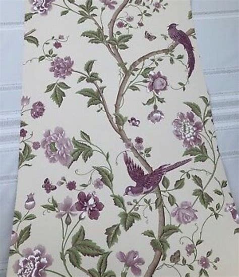 Laura Ashley Summer Palace Grape Wallpaper 4 Rolls In Shirley West