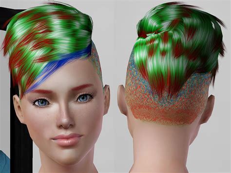 Ridge Hairstyle For Both Gender Femme Hawk Fatale Retextured By