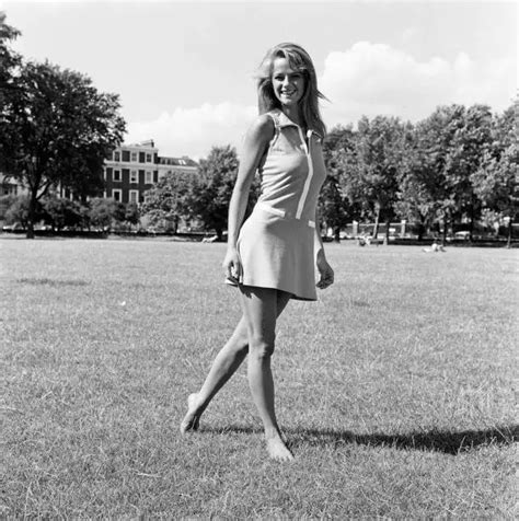 Actress Charlotte Rampling Pictured In Chelsea 9th August 1967 Old