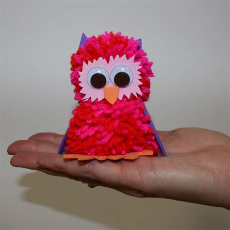 How To Make A Pom Pom Owl Tts Inspiration