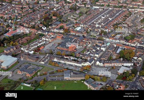 Aerial View Of Guisborough North Yorkshire Market Town Cleveland Uk