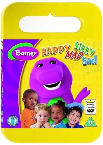 Barney Happy Mad Silly Sad Carry Case Dvd Good 430