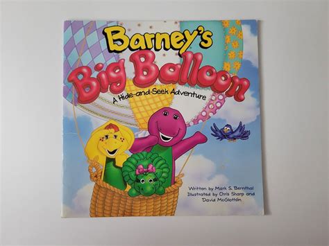 Barneys Big Balloon A Hide And Seek Adventure Vintage Softcover Book