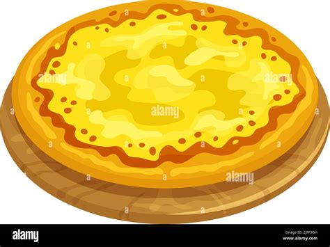 ai quattro formaggi isolated four cheese pizza vector italy cuisine food with four different