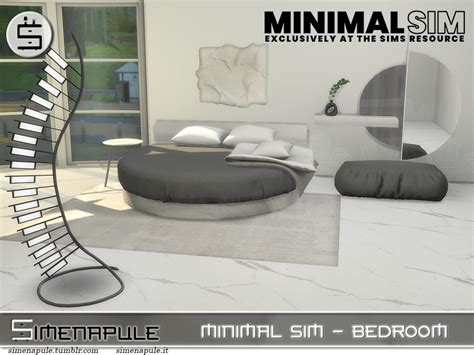 The Sims Resource Bedroom Minimal Sim