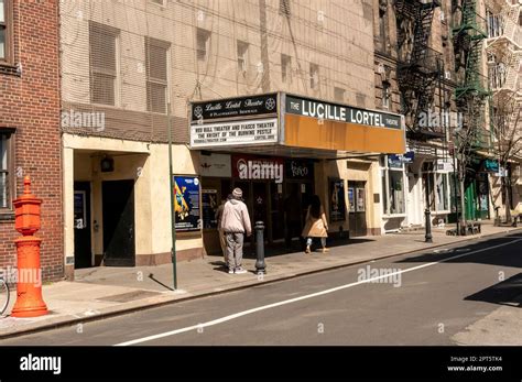 Lucille Lortel Theatre Dans Le Quartier De Greenwich Village De New York Le Dimanche Avril