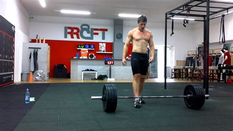 Grace Wod With 90kg200lbs Time 0951 Youtube
