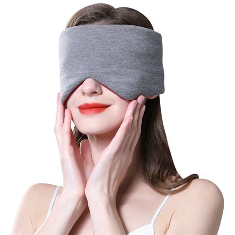 Charmo Sleep Mask For Women And Men Breathable Modal Eye Mask For Sleeping 2 Packs Blindfold