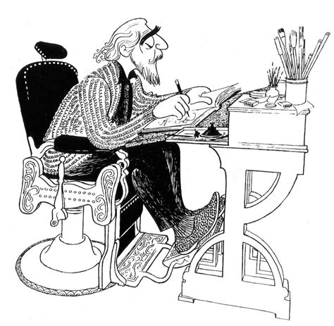Al Hirschfeld Self Portrait History Of Illustration Illustration Art