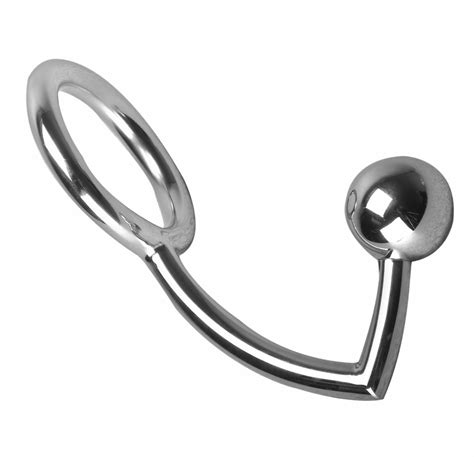 metal anal plug with stainless steel cock ring butt plug anal dildo male sex toy ebay