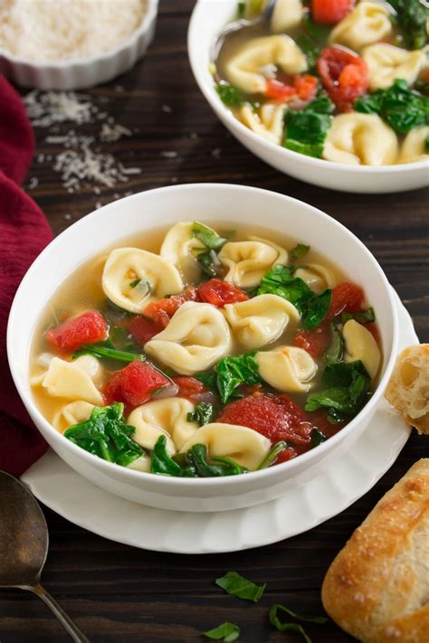 Tomato Spinach Tortellini Soup Cooking Classy