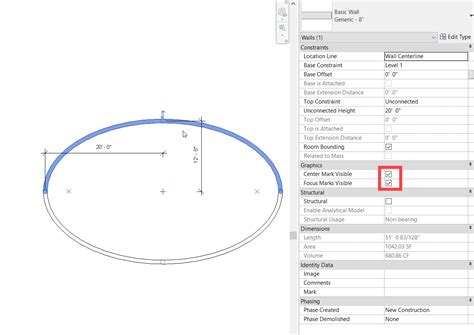 Solved Elliptical Wall Dimensioning Autodesk Community