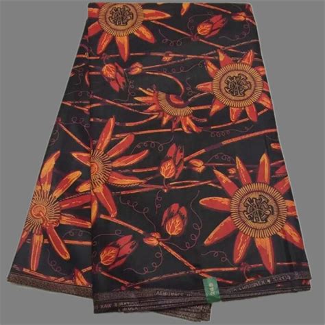 High Class Nigeria Textile Cotton African Printed Wax Fabric Dashiki Material Batik For Garments