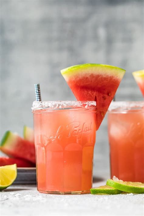 Best Watermelon Margaritas Recipe The Cookie Rookie