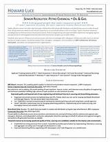 Resume Templates For Oil And Gas Industry