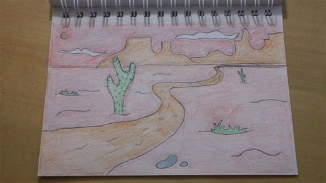 190 How To Draw Another Cool Easy Cartoon Desert Background Youtube