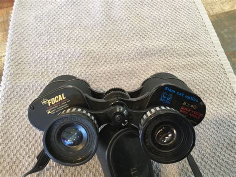 Vintage Binoculars Kmart Focal Siam Cat Optics 8x40 Wide Angle 9 472ft