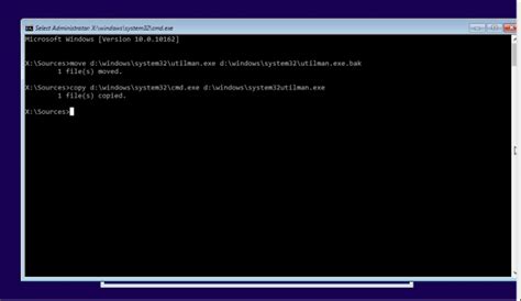 Reset Local Administrator Password On Windows 10 Using Command Prompt